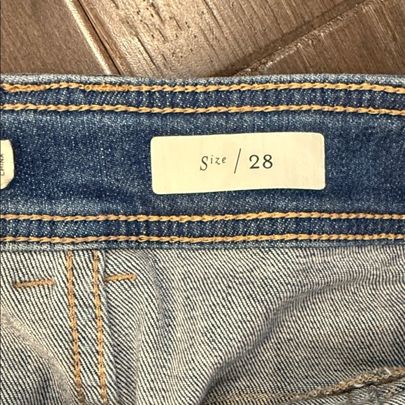 Pilcro Relaxed Fit Blue Boyfriend Jeans - Picture 3 of 9